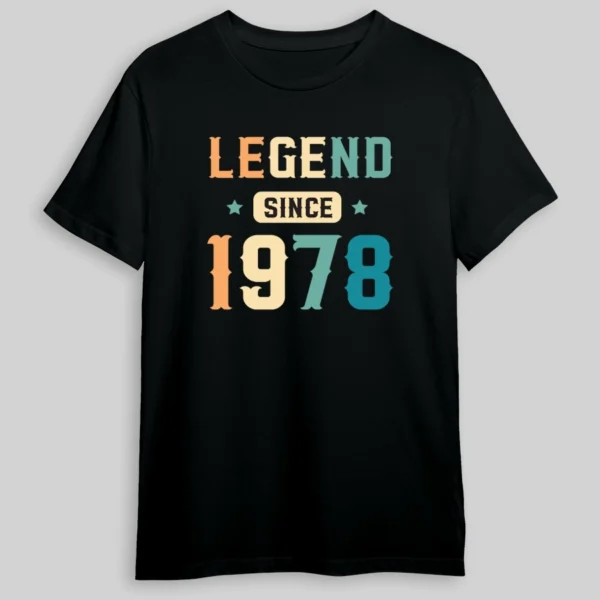 Legend Since 1 Black Tshirt