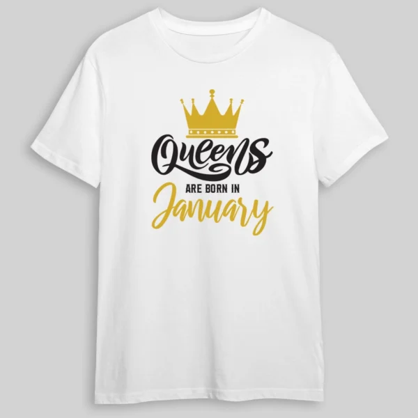 Queens Are Born Tshirt1