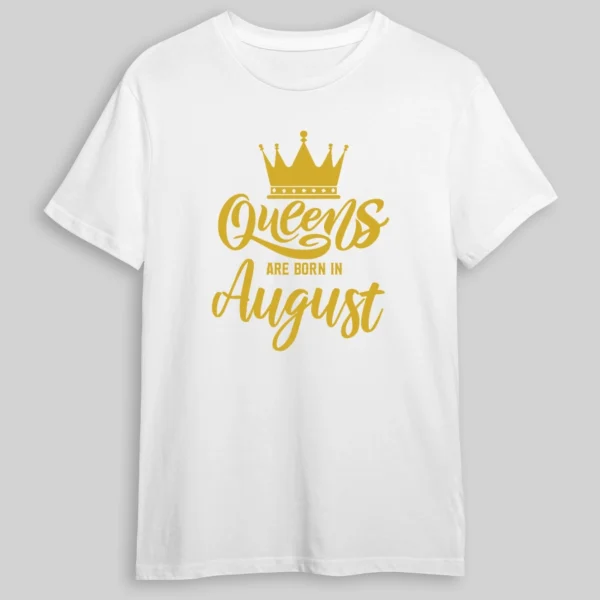 Queens Are Born Tshirt3